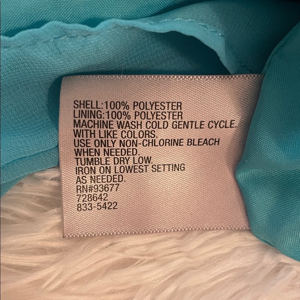 Worthington 
Elegant Turquoise Sleeveless Tank Top - Picture 5 of 5